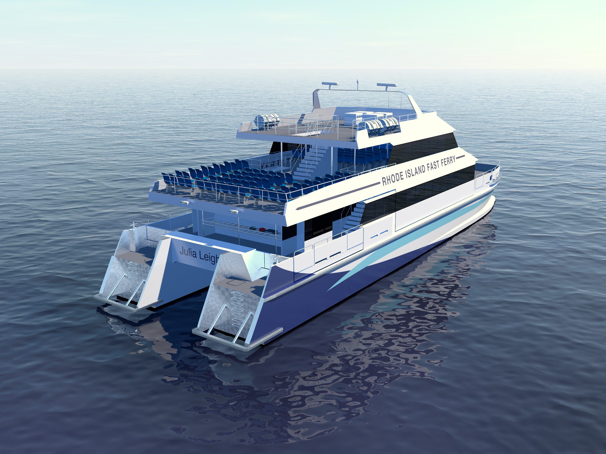 Second Incat Crowther Fast Catamaran For Rhode Island Fast Ferry