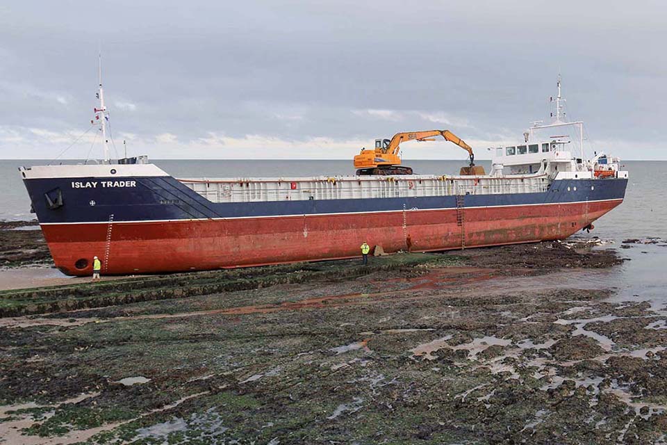 MAIB Investigation Report: Cargo Ship ‘Islay Trader’ Grounded After Dragging Anchor