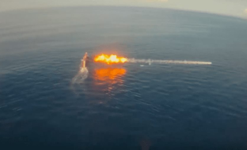 WATCH: U.S. Navy Tomahawk Cruise Missile Hits Moving Target at Sea