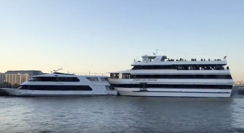 Incident Video: Party Boat Hosting Senior Prom Crashes Into Yacht