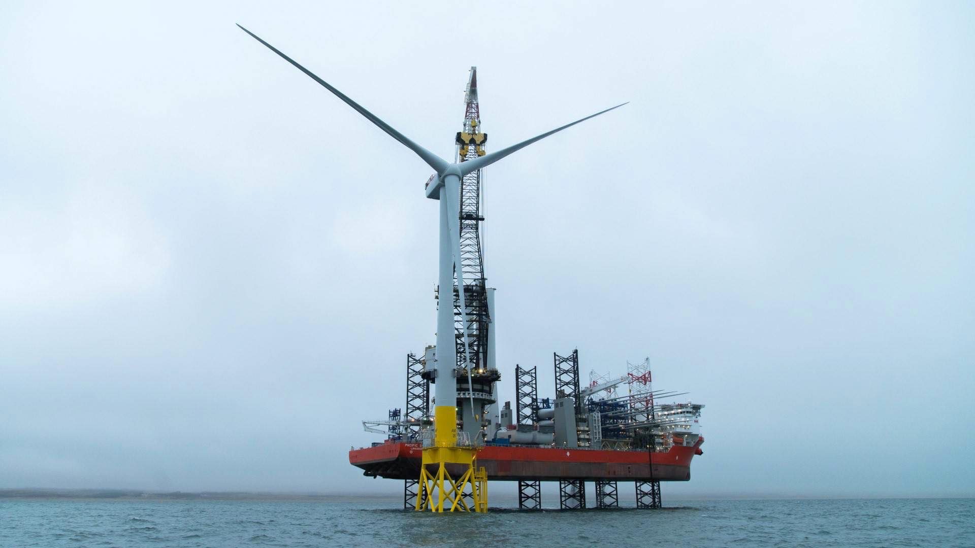 world's most powerful offshore wind turbine installation