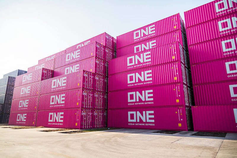 Ship Photos of the Day - Japan's Giant Pink Ships