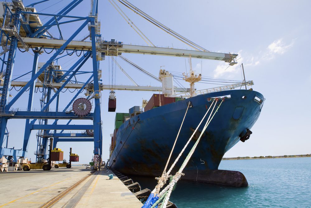 cargo ship in cyprus port
