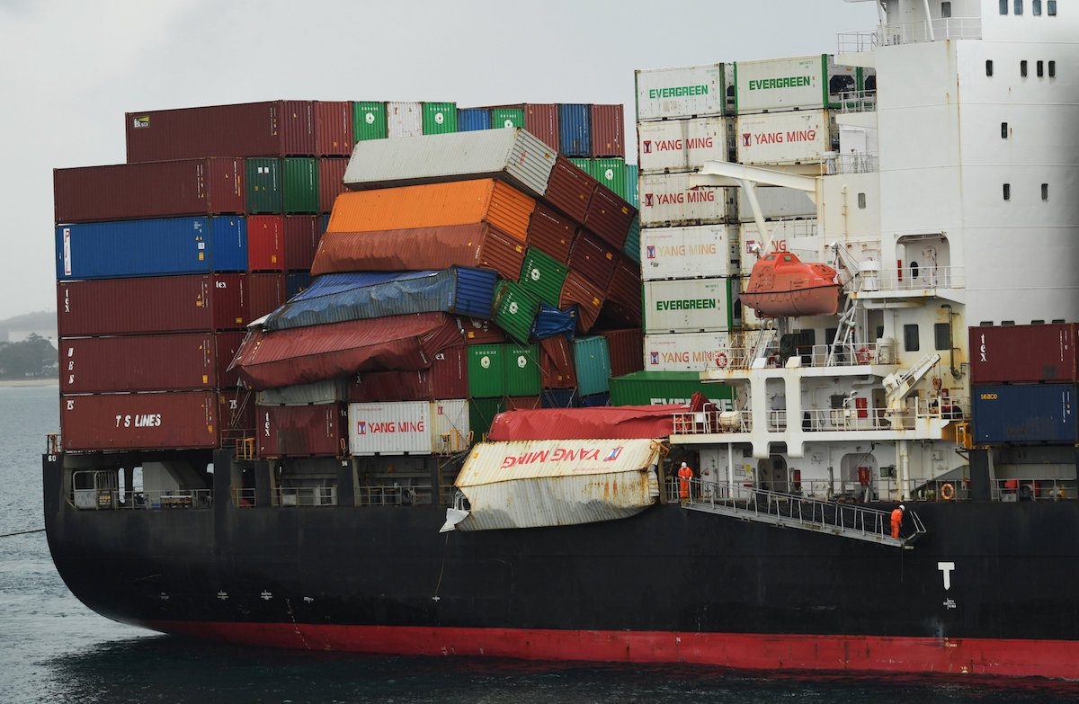 Australia to Investigate Loss of 83 Containers from Ship in Heavy Weather