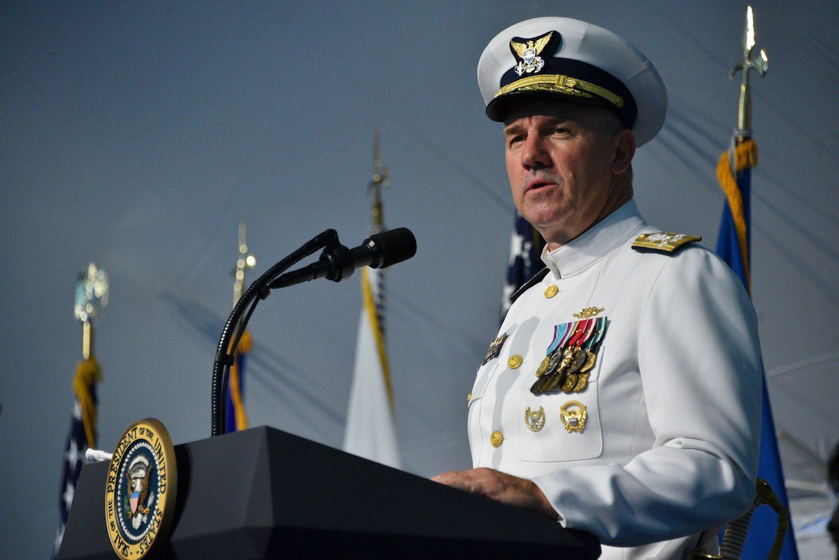 Adm. Karl Schultz Becomes 26th Commandant of the U.S. Coast Guard