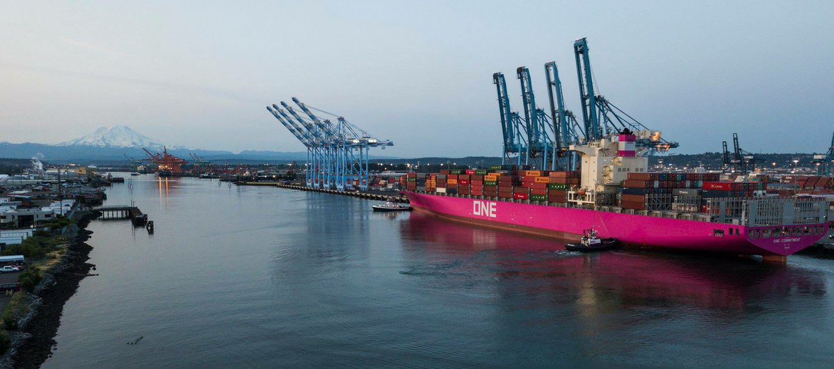 ONE's First Pink Ship Makes North American Debut
