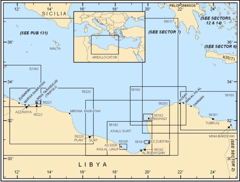 Libya-nautical-chart
