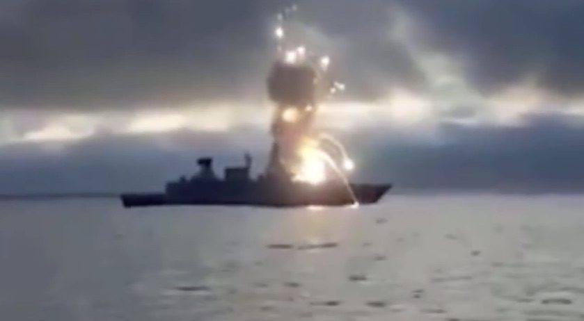 Incident Video: Oh Sch**sse! German Warship’s Missile Misfire