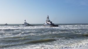 Weeks Marine Tugboat Aground in New Jersey