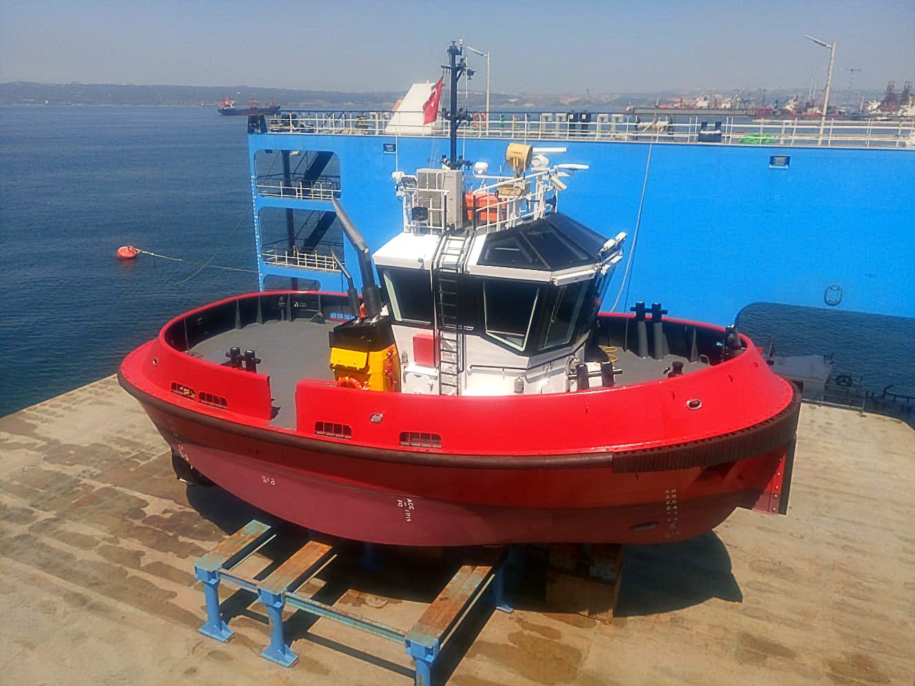 Completion of the Second Rapport 1600-SX Harbour Tug Design GÖKÇAY II