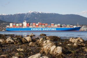 Cosco container ship