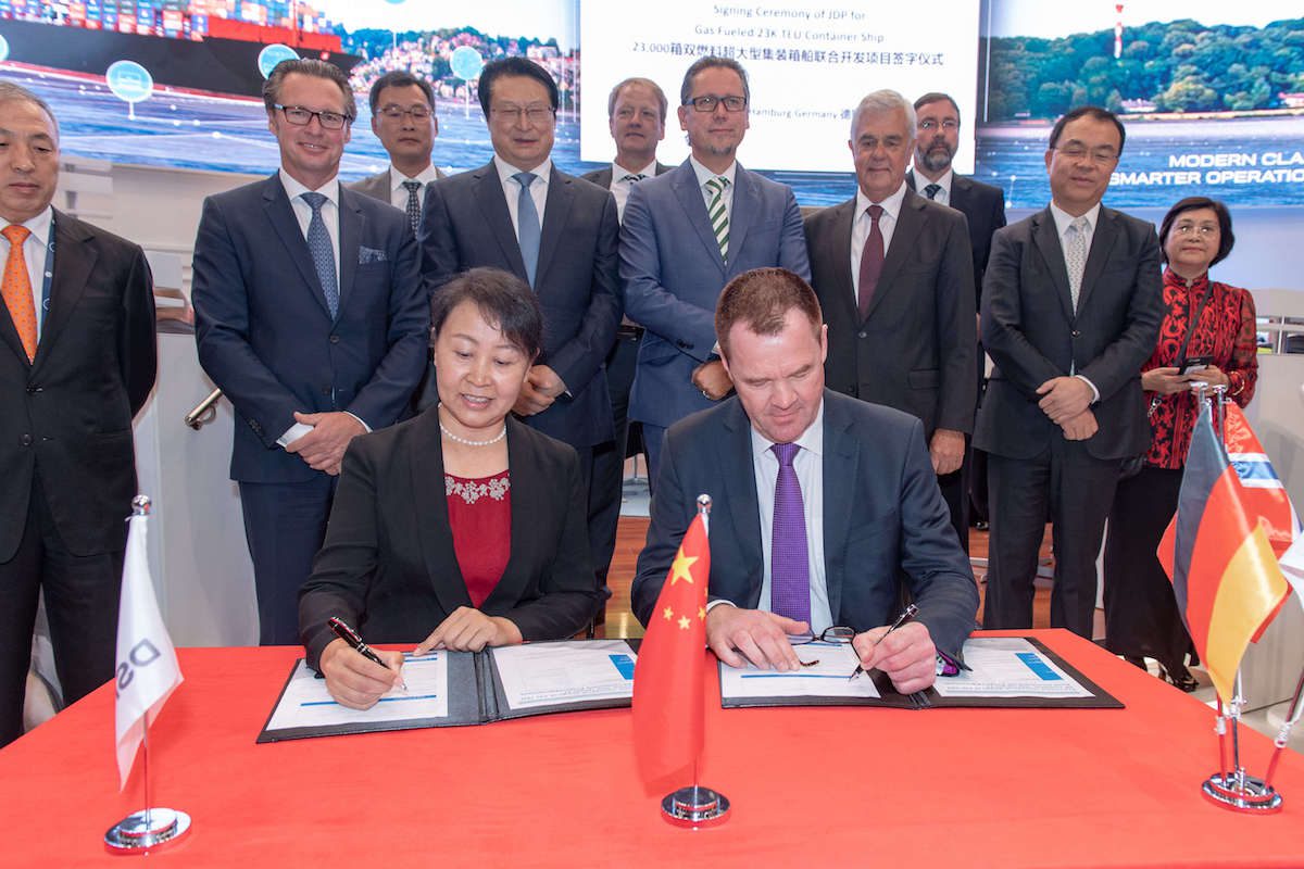 DNV GL, DSIC Agree to Develop LNG-Fuelled, 23,000 TUE Ultra Large Containership