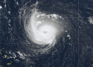 Hurricane Florence pictured September 11, 2018