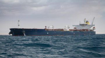 tanker at sea