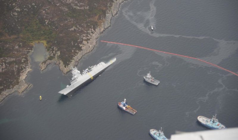 KNM Helge Ingstad sinking
