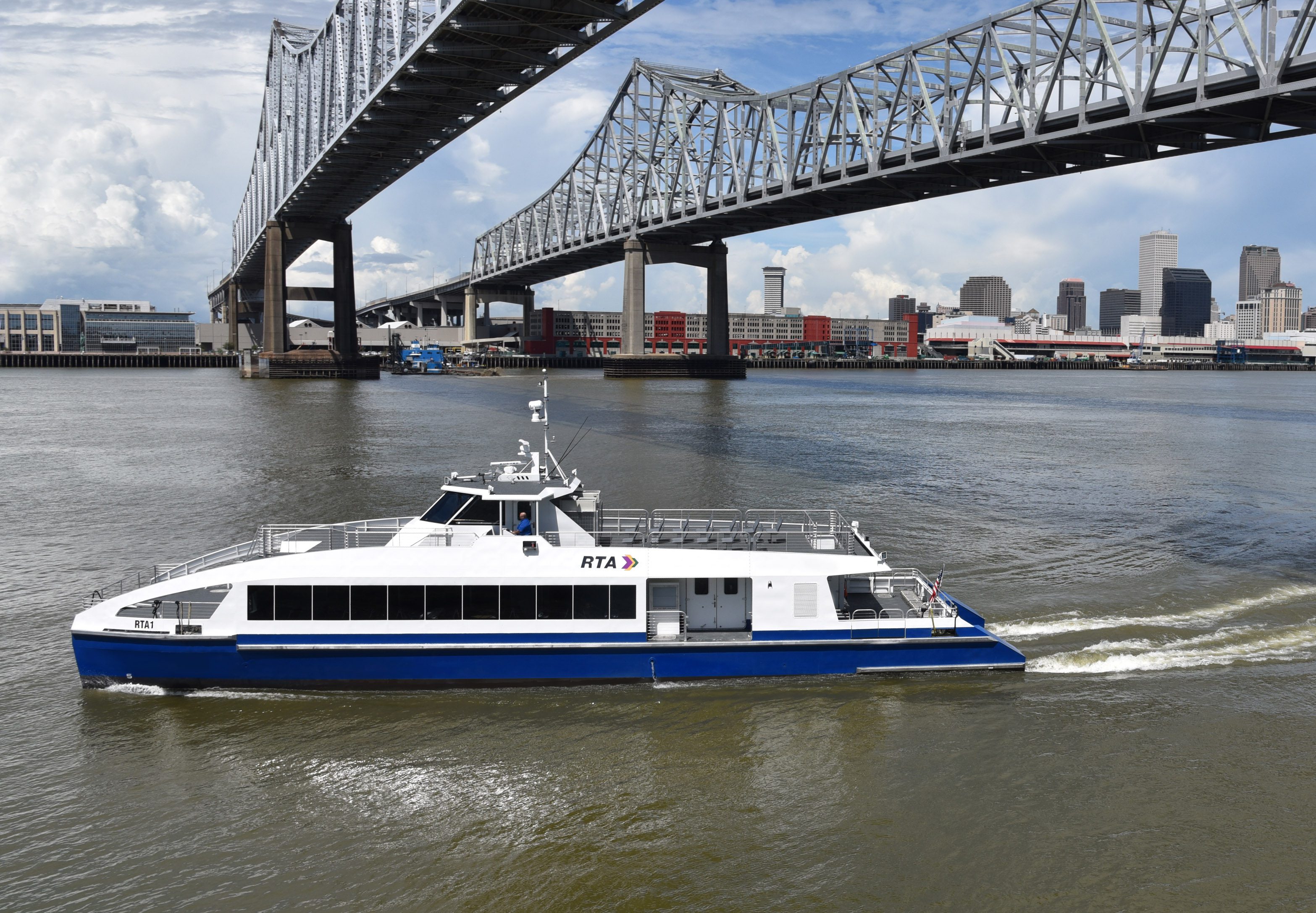 Metal Shark Completes New Passenger Ferries for New Orleans Regional Transit Authority