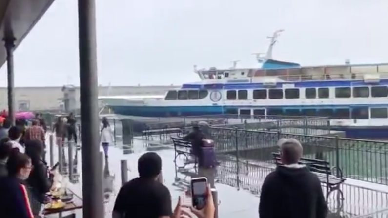 Watch: Ferry Rams Pier in Front of San Francisco’s Ferry Building