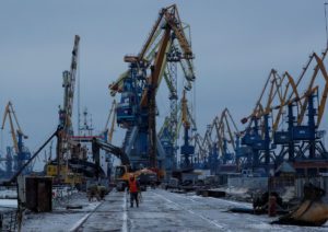sea of Azov grain port