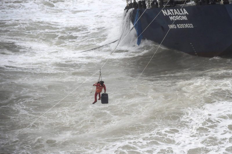 Watch: Dramatic Rescue After Cargo Ship Grounds Near Istanbul