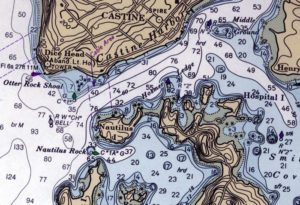 Chart Detail of Castine