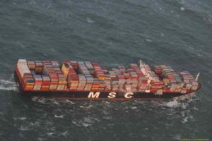 MSC Zoe loses containers