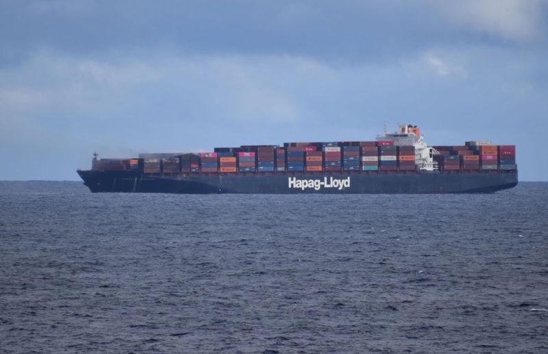 Yantian Express Fire damage