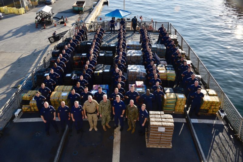 coast guard offloads cocaine
