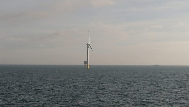 First Turbine Installed at World's Largest Offshore Wind Farm