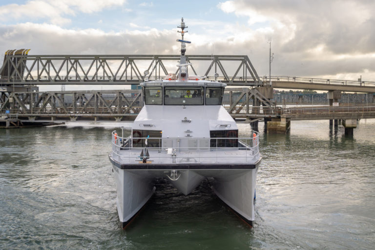 catamaran patrol boat