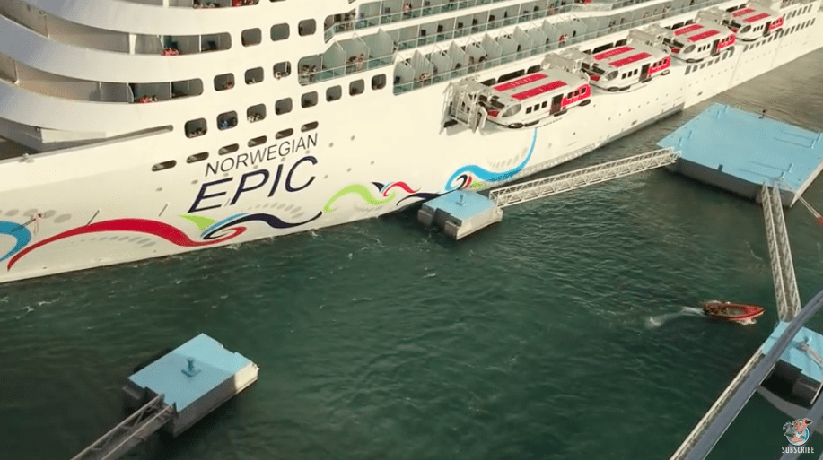 Incident Video: Norwegian Epic Takes Out Mooring Dolphins in Puerto Rico