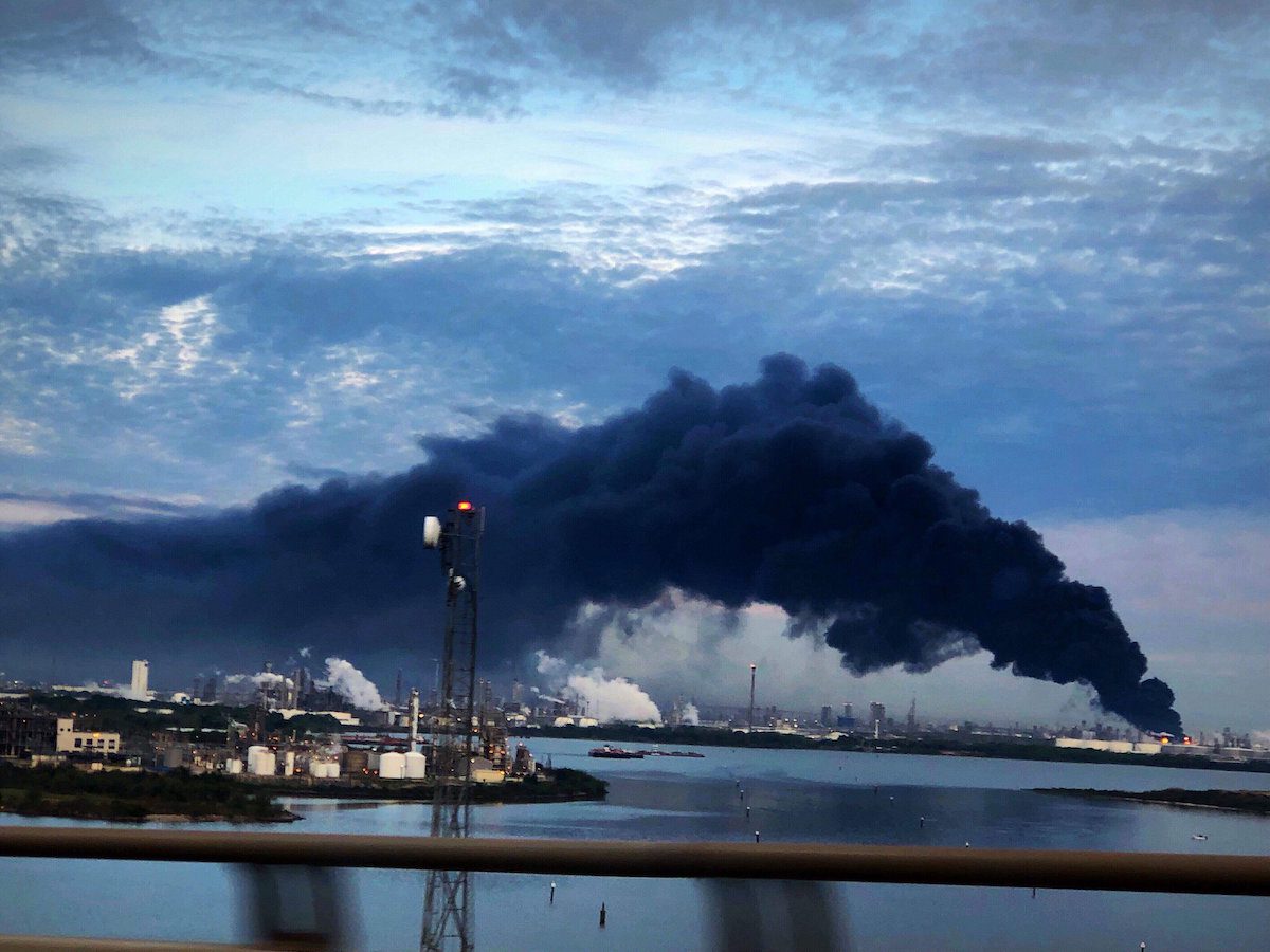 texas petrochemical fire