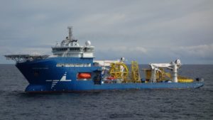 North sea giant construction vessel