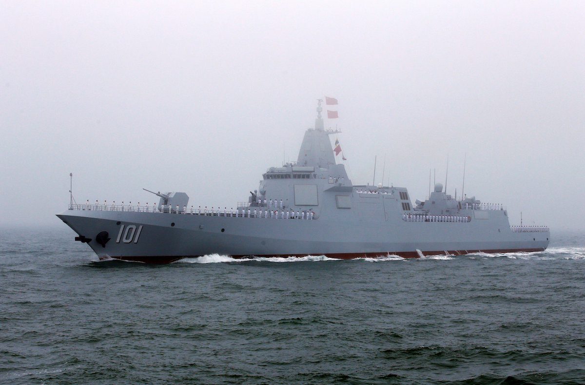 china new destroyer Nanchang photo credit REUTERS/Jason Lee