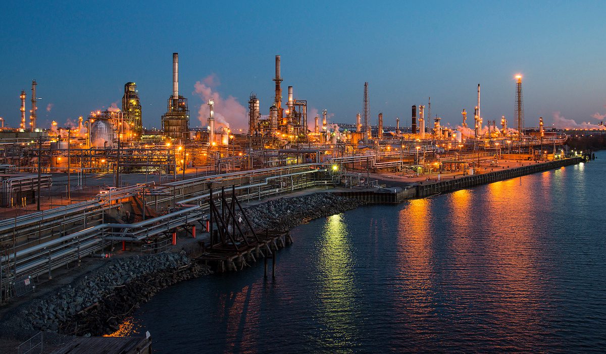 FILE PHOTO: The Philadelphia Energy Solutions oil refinery owned by The Carlyle Group is seen at sunset in Philadelphia