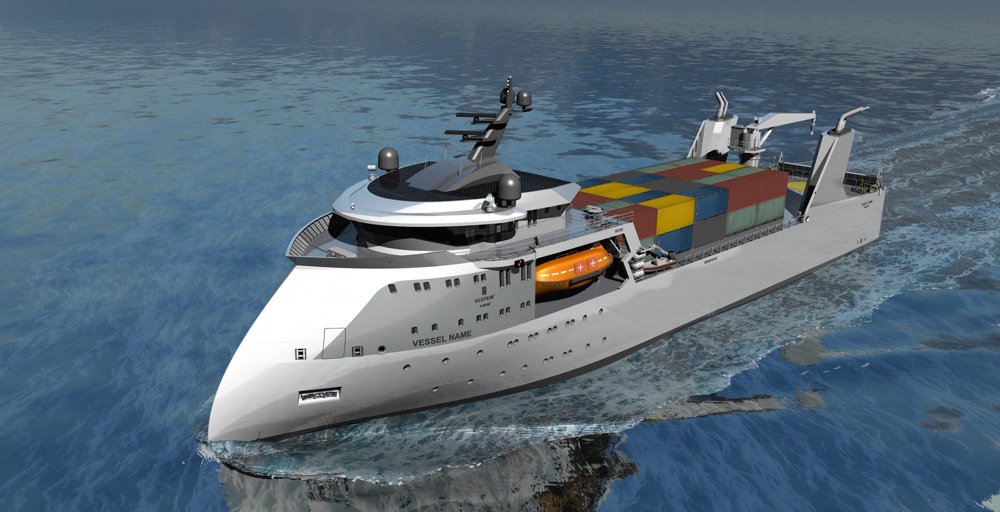 ulstein ropax x-bow concept design