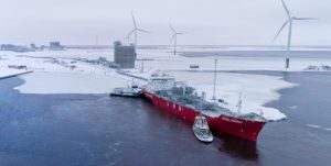 lng carrier delivers first lng cargo to the Tornio Manga LNG