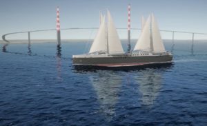neoline sail powered cargo ship