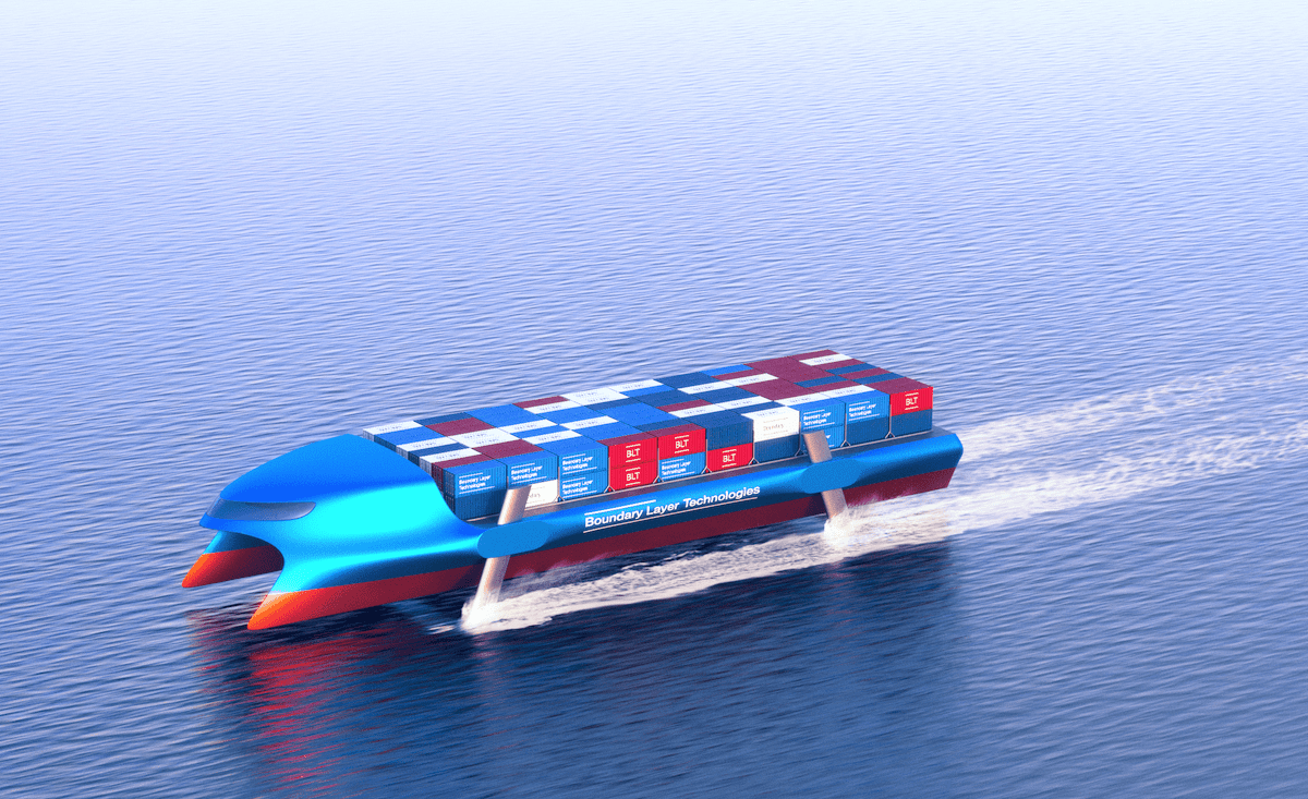 VIDEO: Hydrofoil Containerships Are Now A Thing (maybe)