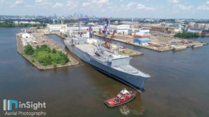 SS Antares arrives at Philly Shipyard