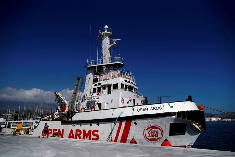 NGO Proactiva Open Arms rescue boat
