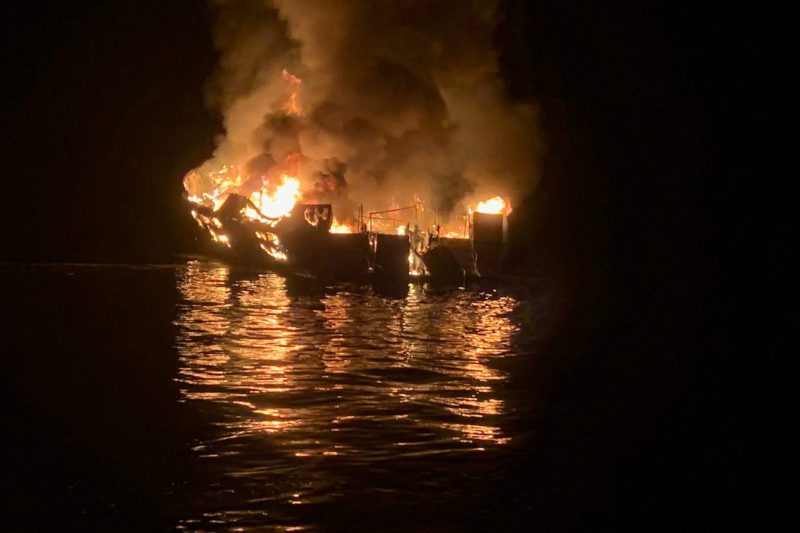 dive vessel conception fire