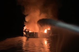 southern california boat fire