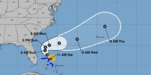 Tropical Storm Humberto Map