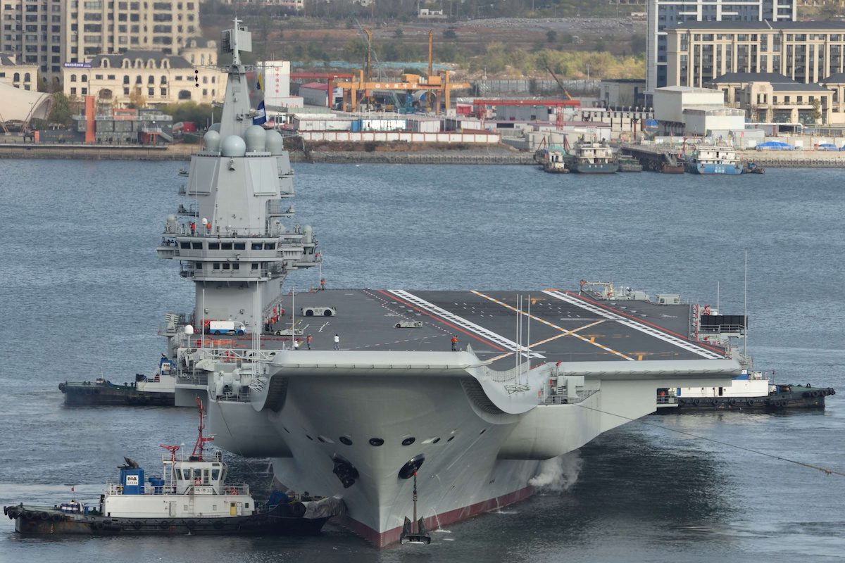 China’s First Domestically Built Aircraft Carrier Enters Service