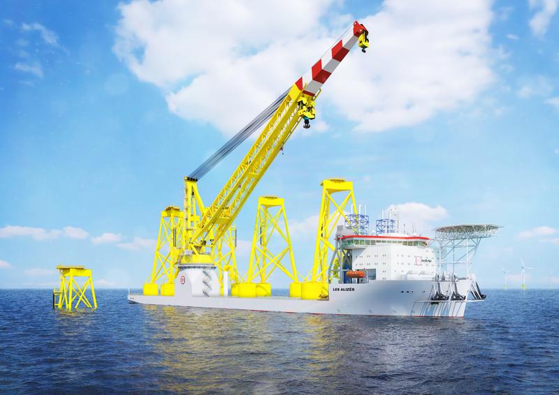 Les alizes offshore crane vessel