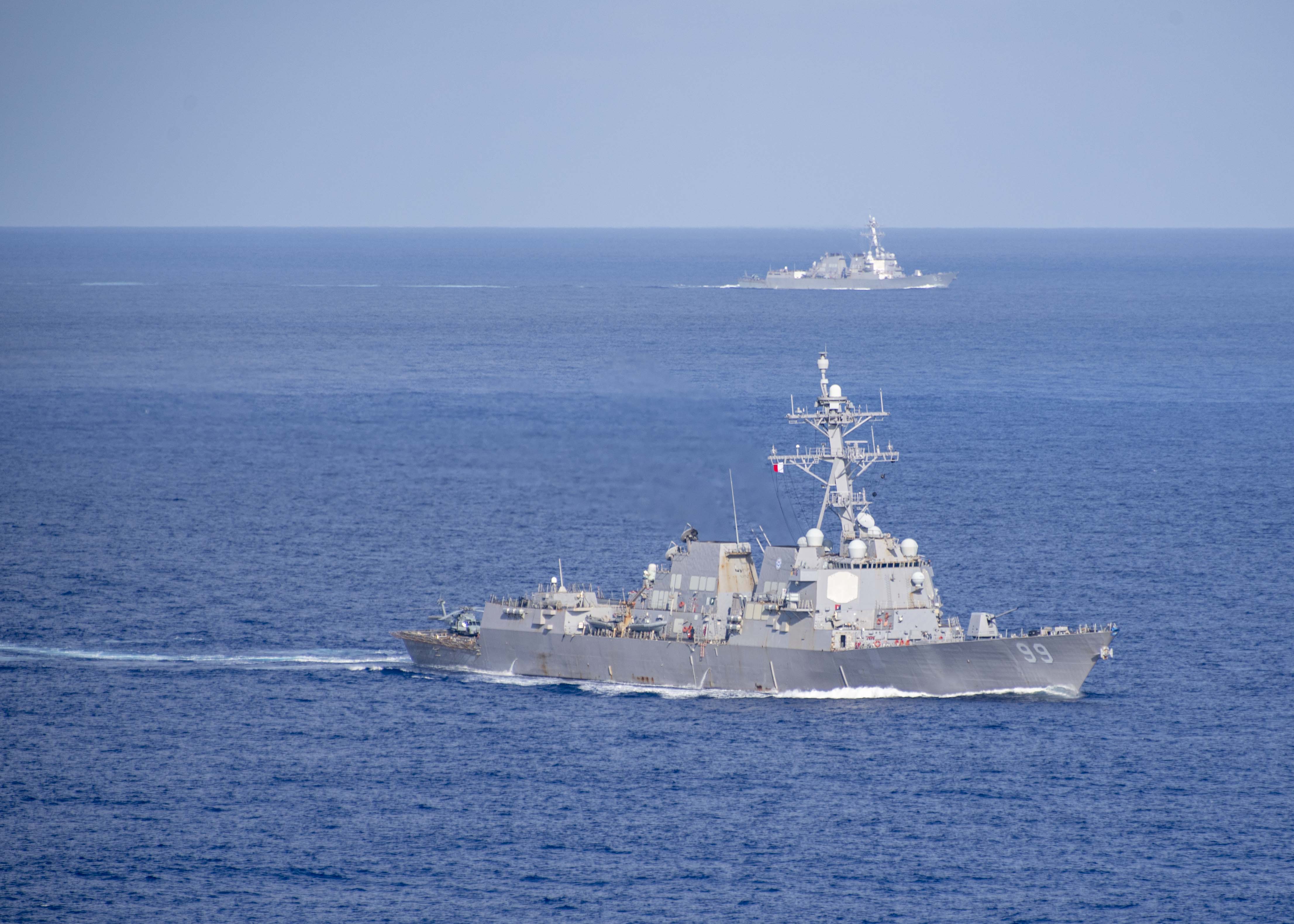 Video: Russian Destroyer ‘Aggressively Approached’ U.S. Navy Ship in Arabian Sea – Fifth Fleet