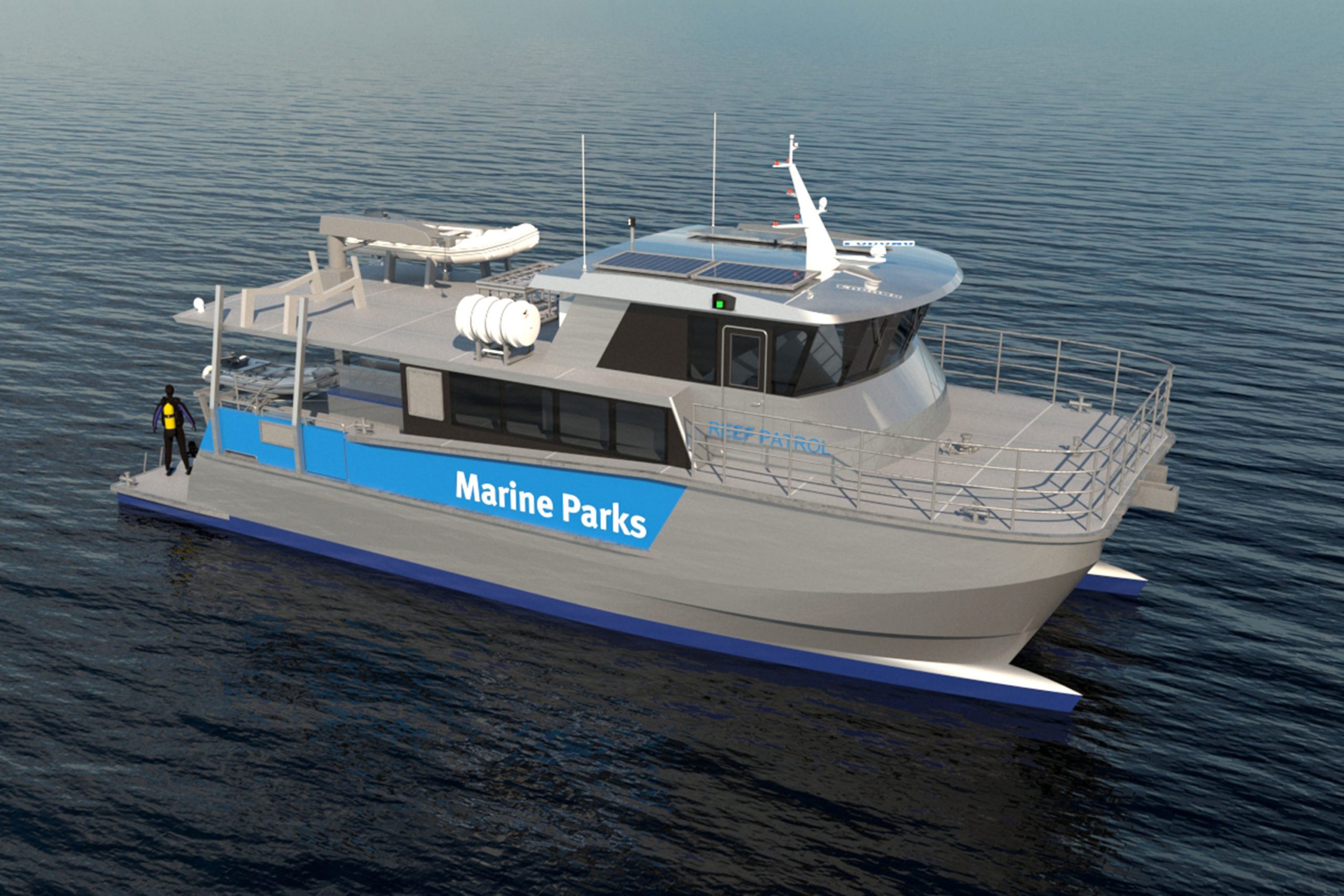 Incat Crowther 17 Holistic Solution for Marine Parks Patrol Operation