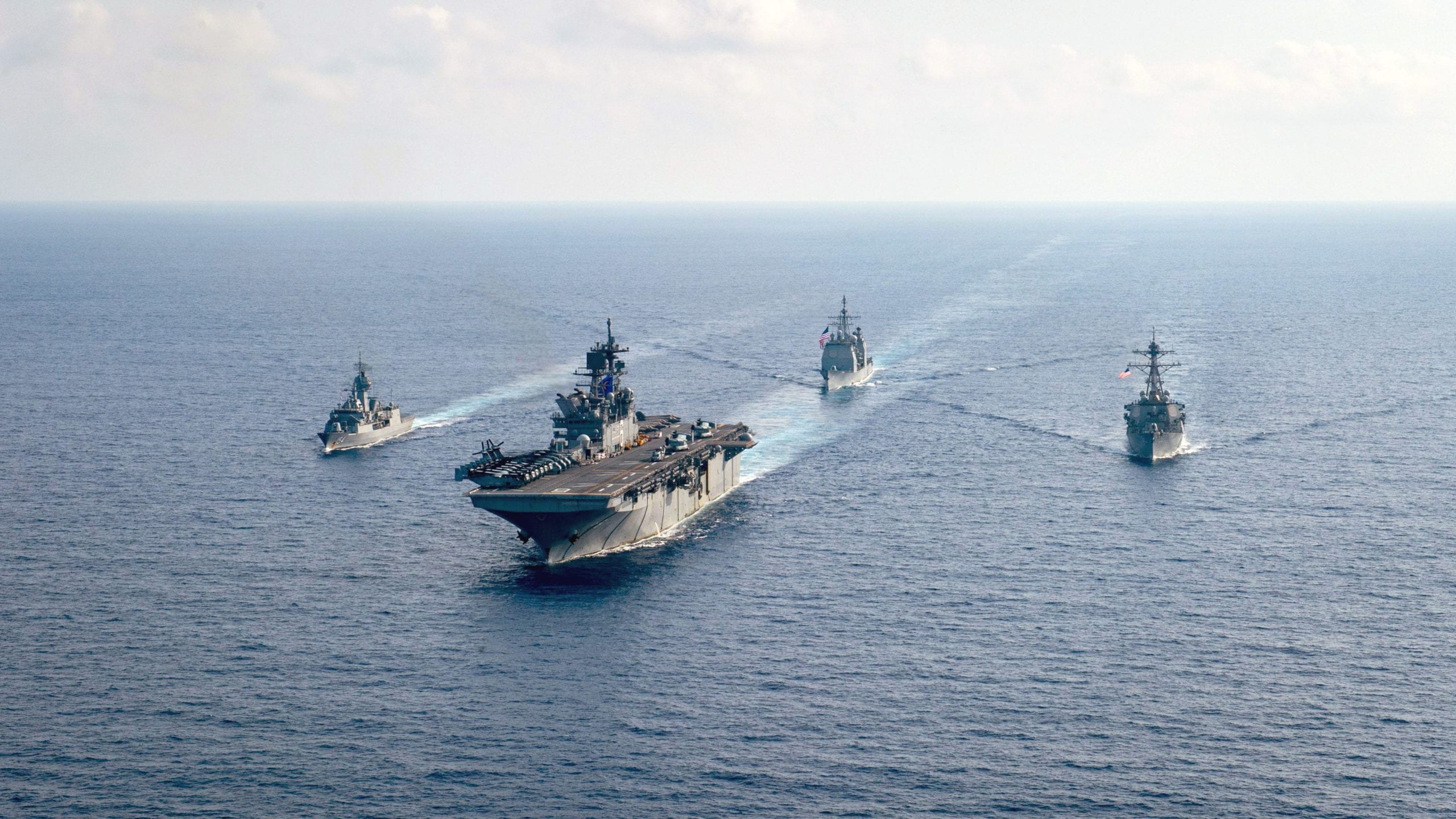 High-Seas Energy Fight Off Malaysia Draws U.S., Chinese Warships