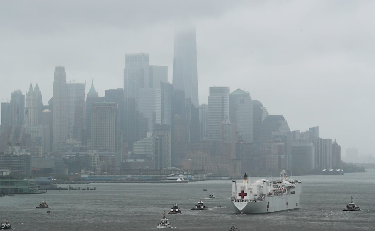 USNS Comfort Leaves New York After Treating 182 Patients