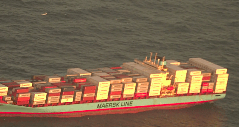USCG Medevacs Burned Crew Member of Maersk Ship in Atlantic